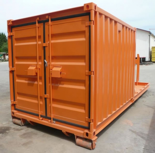 So3-1 - Stahlcontainer - 6,42 x 2,25 x 2,49 m, 20 mit Abrollvorrichtung nach DIN 30722