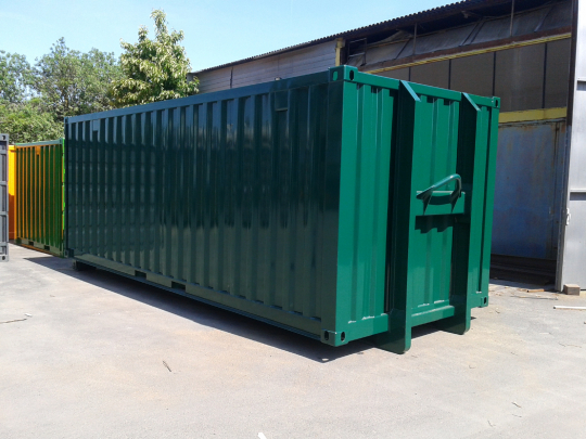 So3-1 - Stahlcontainer - 6,42 x 2,25 x 2,49 m, 20 mit Abrollvorrichtung nach DIN 30722