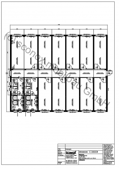 Gemeinschaftsunterkunft ca. 230 m², für ca. 20 Personen, Gemeinschaftsküche, Duschen / WC´s