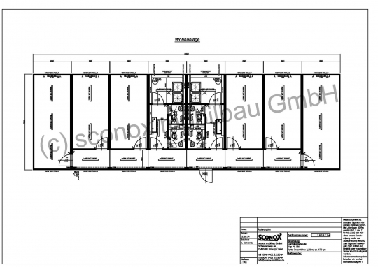 Wohneinheiten für 12 Personen, ca. 180 m², Duschen, WC´s, Standard-Dämmung