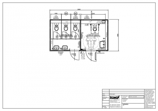 2182044-2 - Kombi D-/WC, barrierefrei, 5,50m*3,00m