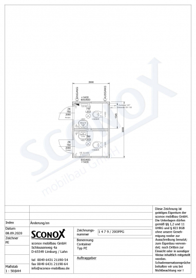 20OPPG 1479 - Kinder-WC, 3m*2m, mit Vorwandinstallation