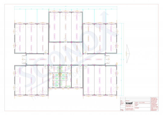 20OPPG 0819 - 500 m² Klassenkomplex, Dämmung für EnEv, Sekundärdach, Sanitäranlagen