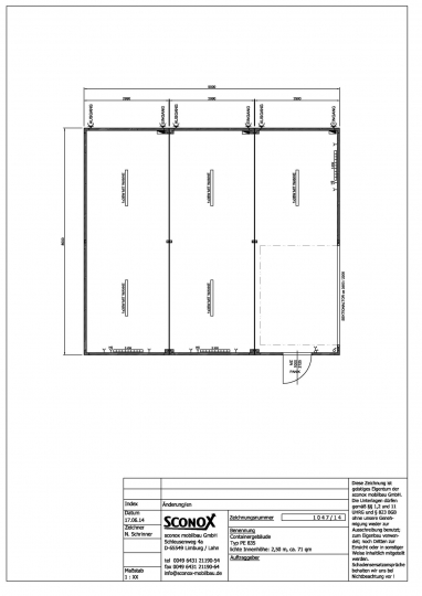 2141047 - isolierter Lagerraum ca. 71 m² mit Sektionaltor