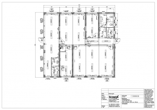 2121323A - Hochwertiges Bürocontainer-Gebäude mit Showroom, ca. 162 m²
