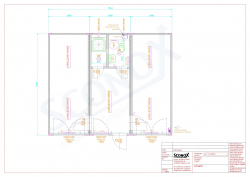 20OPPG 1673 - Bürocontainer / Sozialeinheit, 45m²