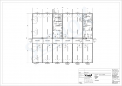 20OPPG 0234 - Bürocontainer-Anlage, ca. 180 m², mit Sozialtrakt