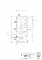 20OPPG 0365 - Sozialcontainer mit 4 Duschen in Einzelkabinen & WC