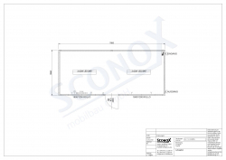 20OPPG 0271 - Bürocontainer 7*3m, LED/BAP-Leuchten, CEE-Außenstecker