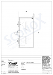20OPPG 0619 - Bürocontainer 18m², 2 Fenster, Tür mit Glasausschnitt, Dämmung nach EneV