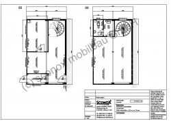 2131709 - 2-geschossige Anlage aus Bürocontainern, bspw. Hallenanbau, ca. 80 m² Grundfläche