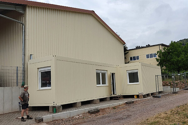 Wohncontainer Saisonarbeiter-Unterkunft